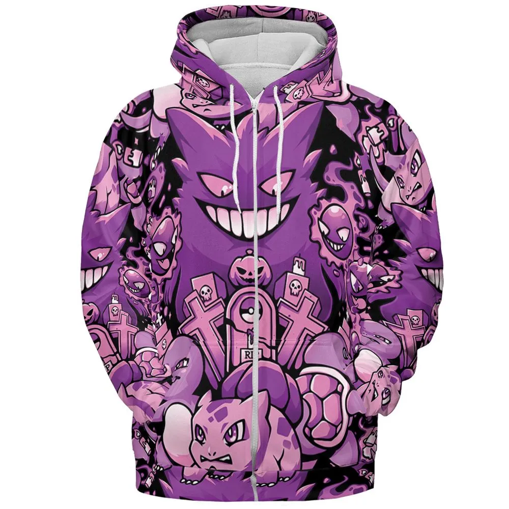 All-over Print Hoodie - 3QWP578K - Zip Hoodie - 3