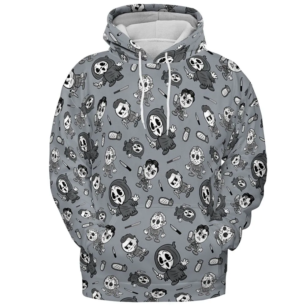 All-over Print Hoodie - 6ZQLPM8V - Pullover Hoodie - 2