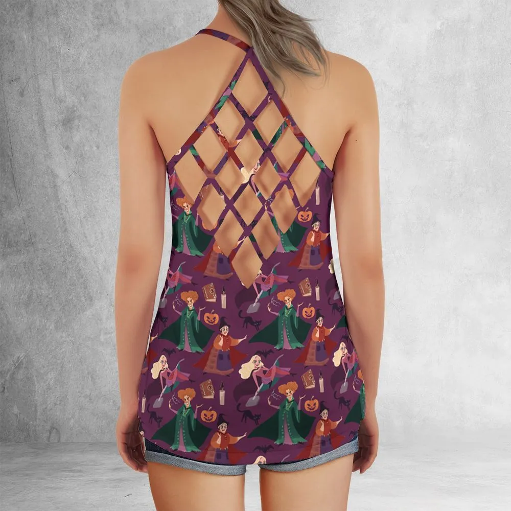 Criss Cross Tank Top - B7HN4BUC -  - 3