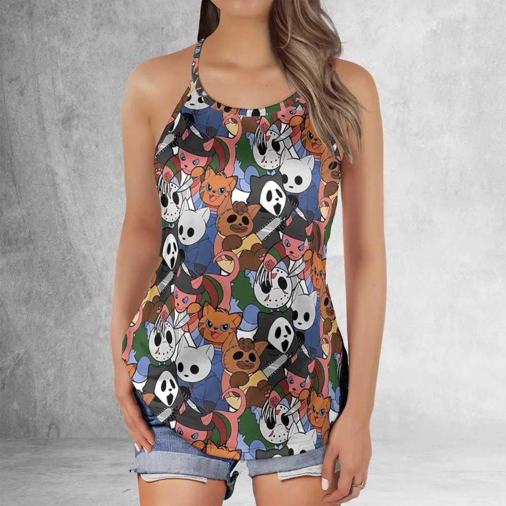 Criss Cross Tank Top - LR49PUGG -  - 2