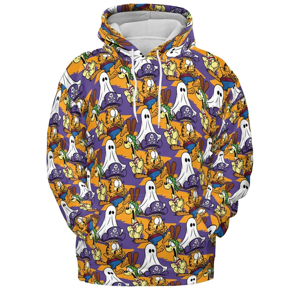 All-over Print Hoodie - SAABL7GK - Pullover Hoodie - 2