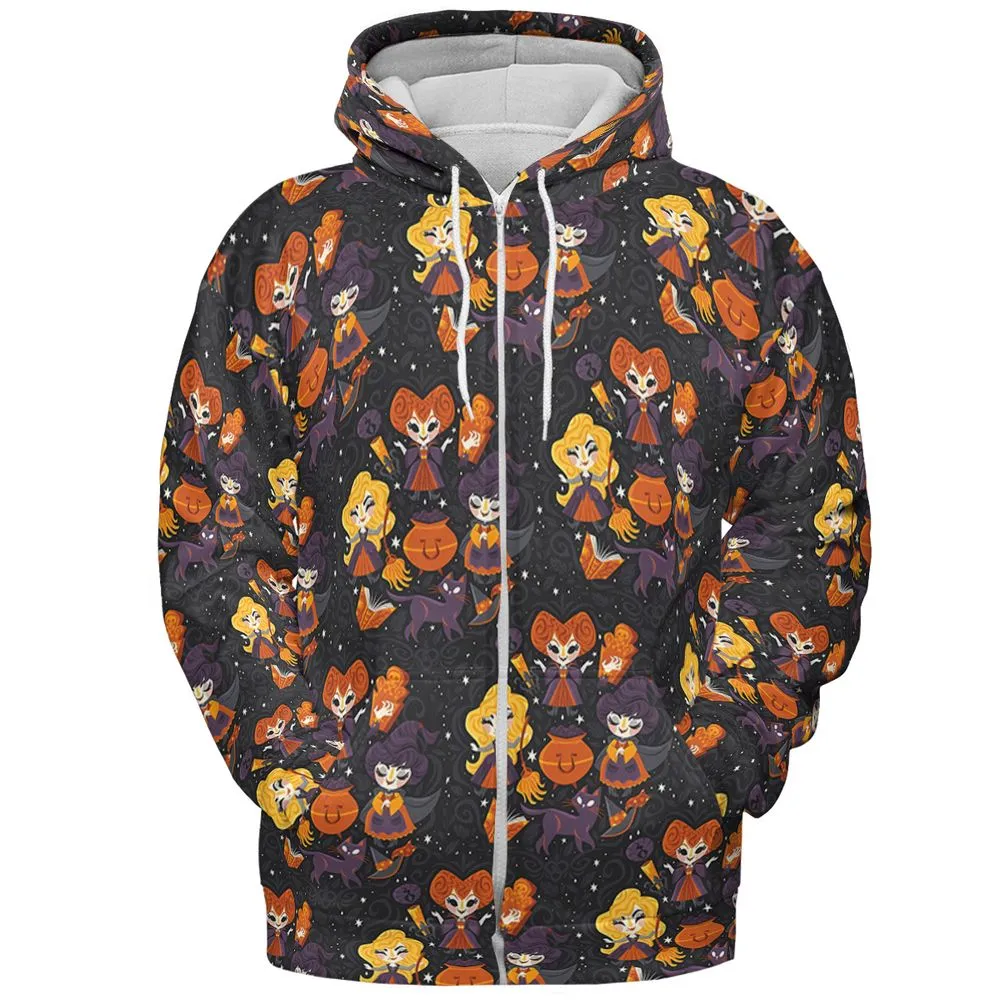 All-over Print Hoodie - SN4EDH83 - Zip Hoodie - 3