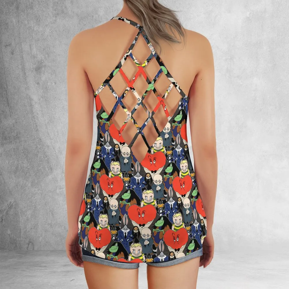 Criss Cross Tank Top - S8CDH59M -  - 3