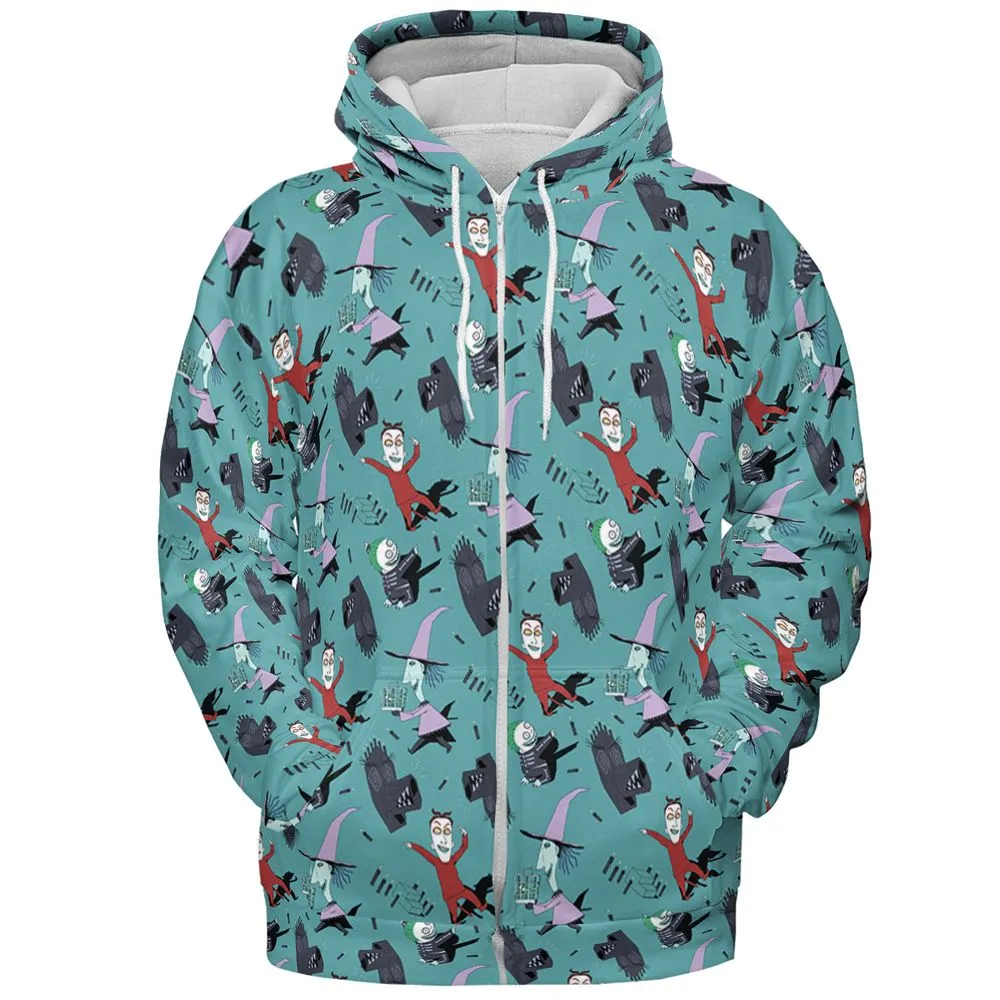 All-over Print Hoodie - YMEK8AC2 - Zip Hoodie - 3