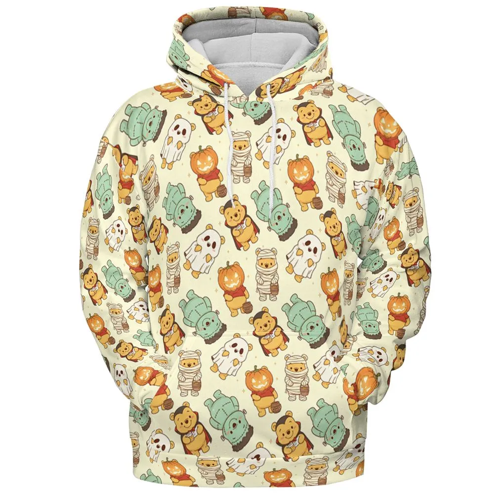All-over Print Hoodie - DNT6H3GT - Pullover Hoodie - 2