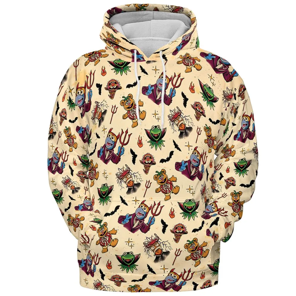 All-over Print Hoodie - SZFCM8SC - Pullover Hoodie - 2