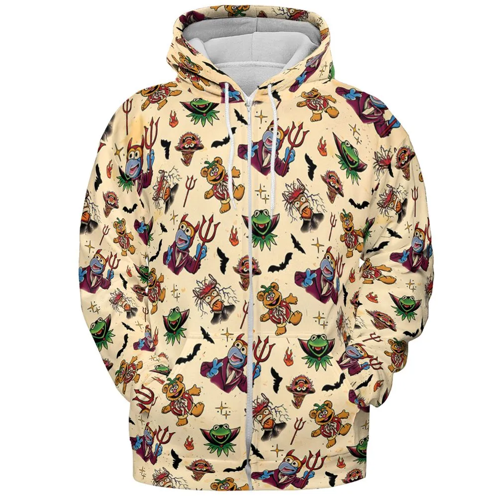 All-over Print Hoodie - SZFCM8SC - Zip Hoodie - 3