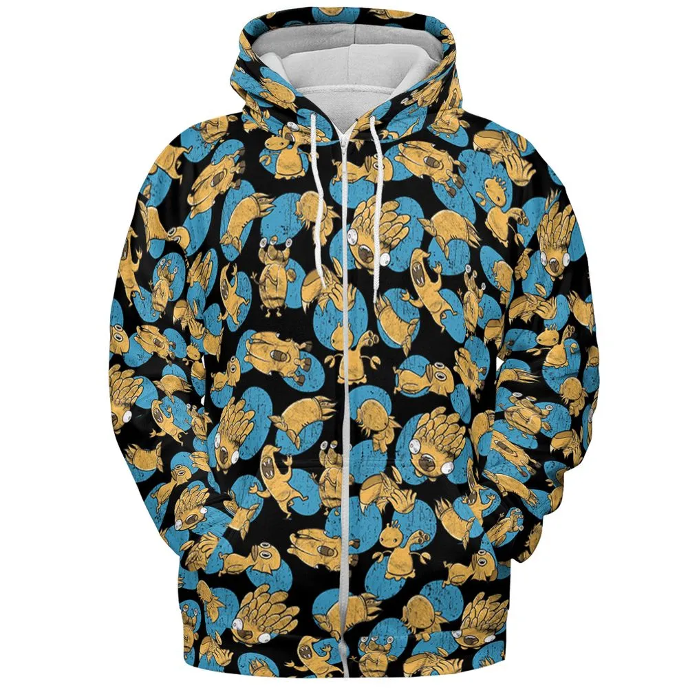 Cute Cthulhu and friends - Zip Hoodie - 3