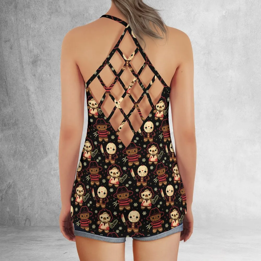 Criss Cross Tank Top - NMUFD6L4 -  - 3