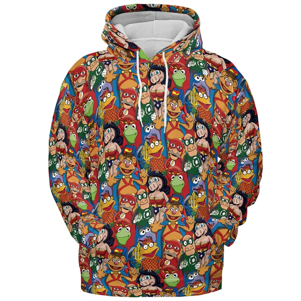 Justice League of Muppets - Pullover Hoodie - 2