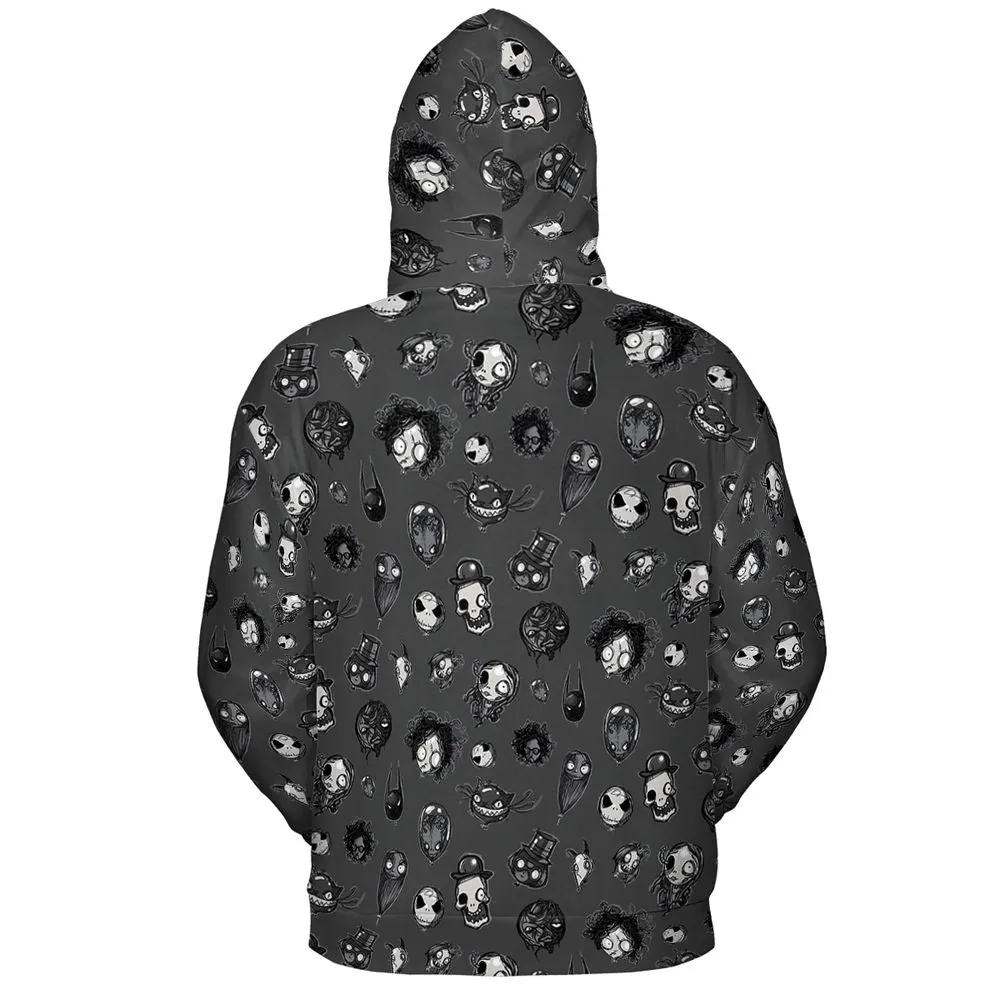 All-over Print Hoodie - HTHNLJUQ -  - 4