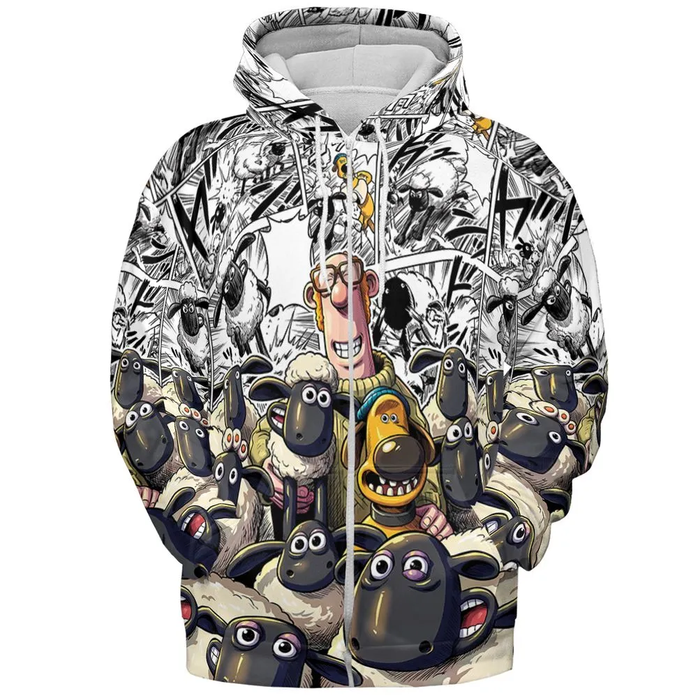 Shaun the Sheep - Zip Hoodie - 3