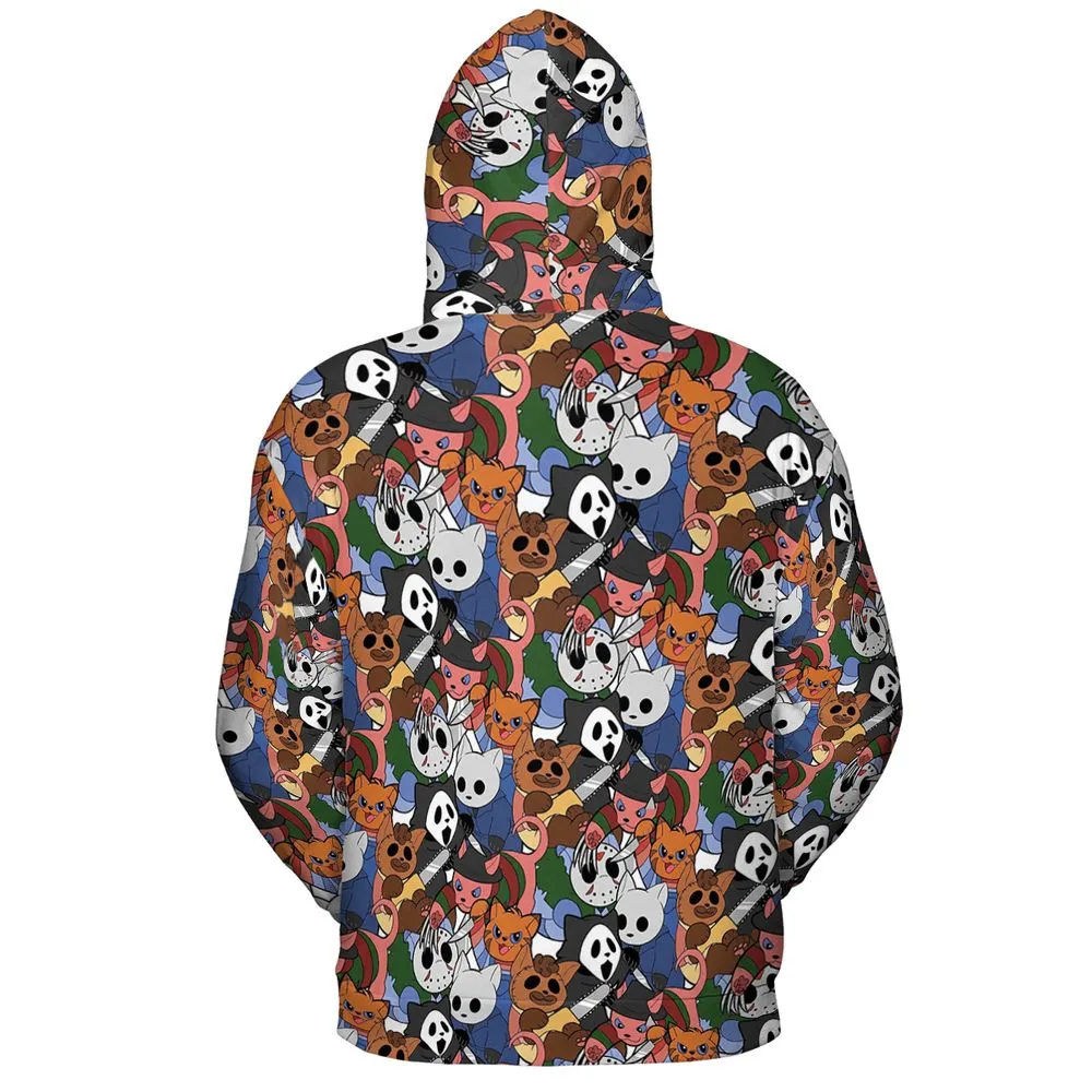 All-over Print Hoodie - 75UBXMMF -  - 4