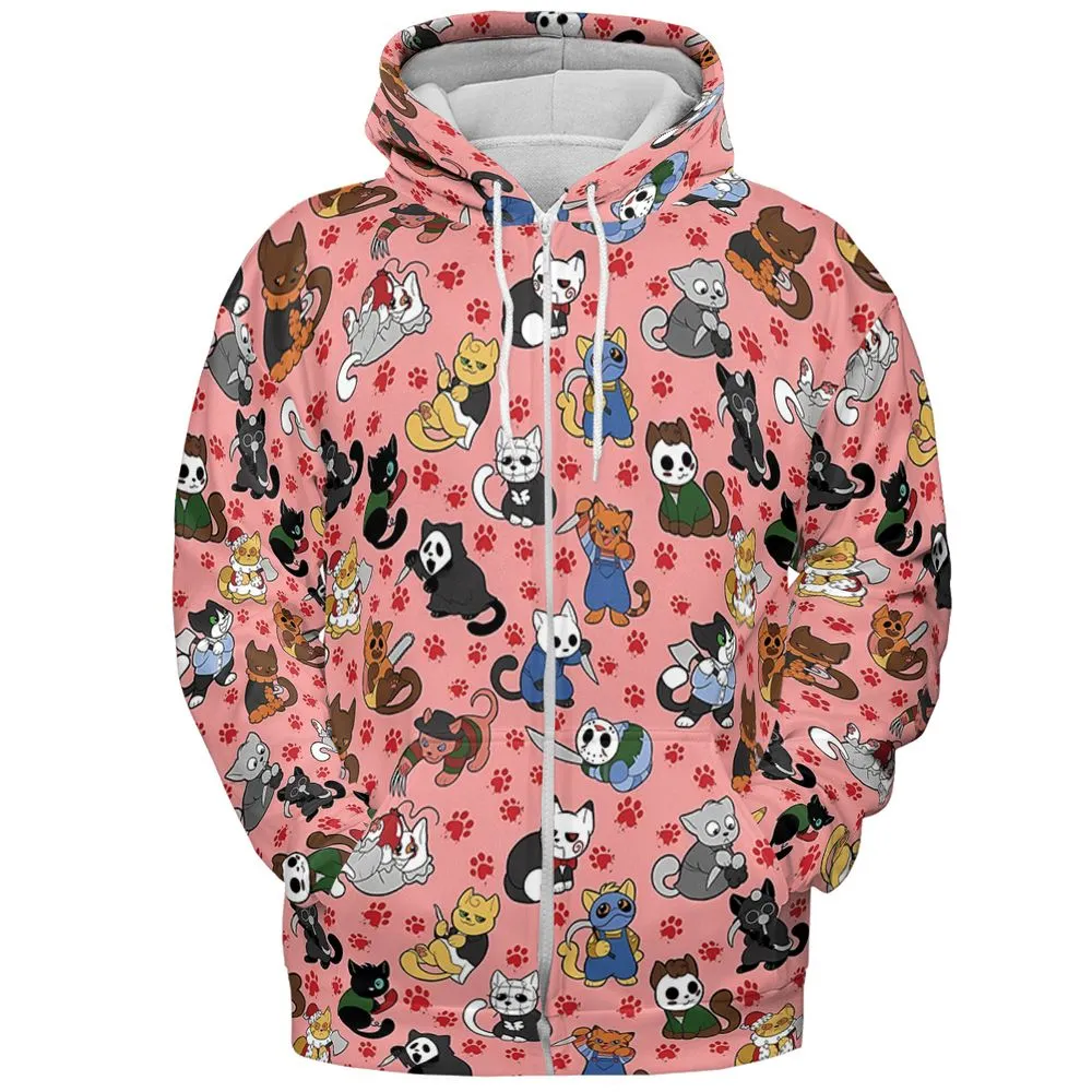 All-over Print Hoodie - VD6JTWTA - Zip Hoodie - 3