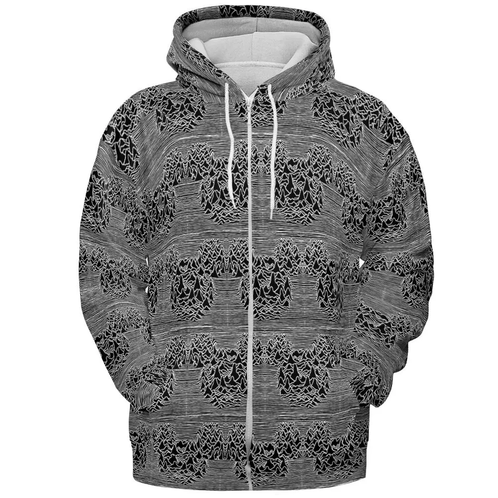 Familiar Waves - Zip Hoodie - 3
