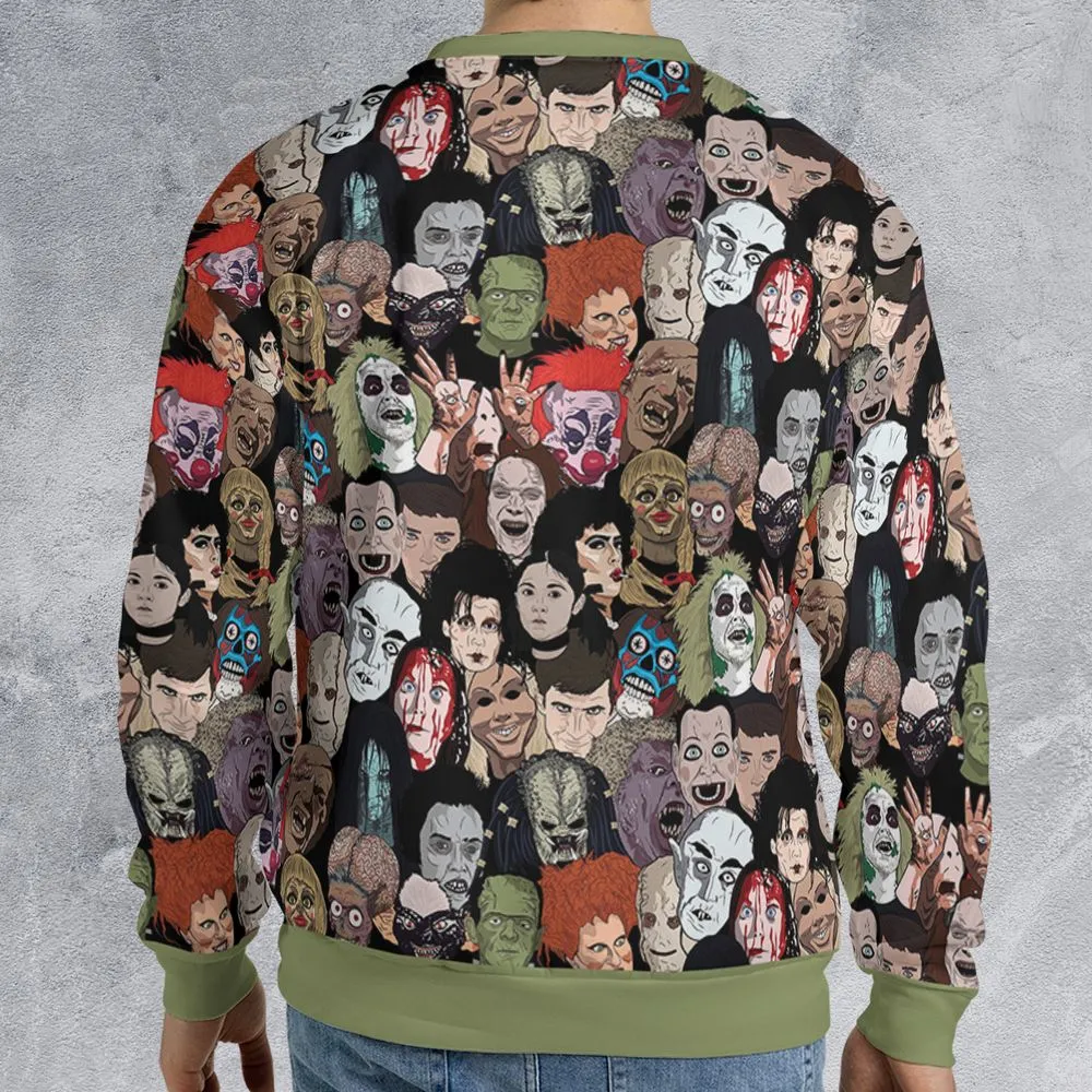All-over Print Sweatshirt - EQKQE7QA -  - 2