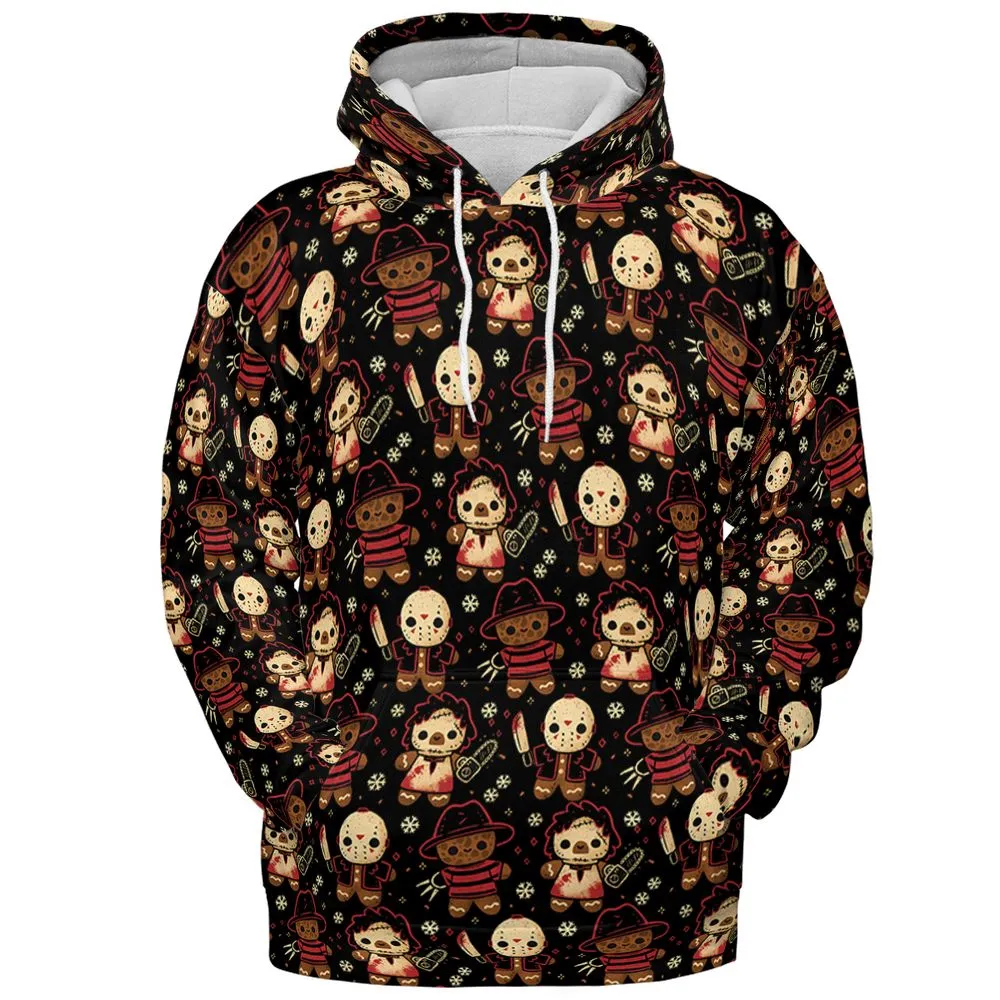 All-over Print Hoodie - HXEDW8T7 - Pullover Hoodie - 2