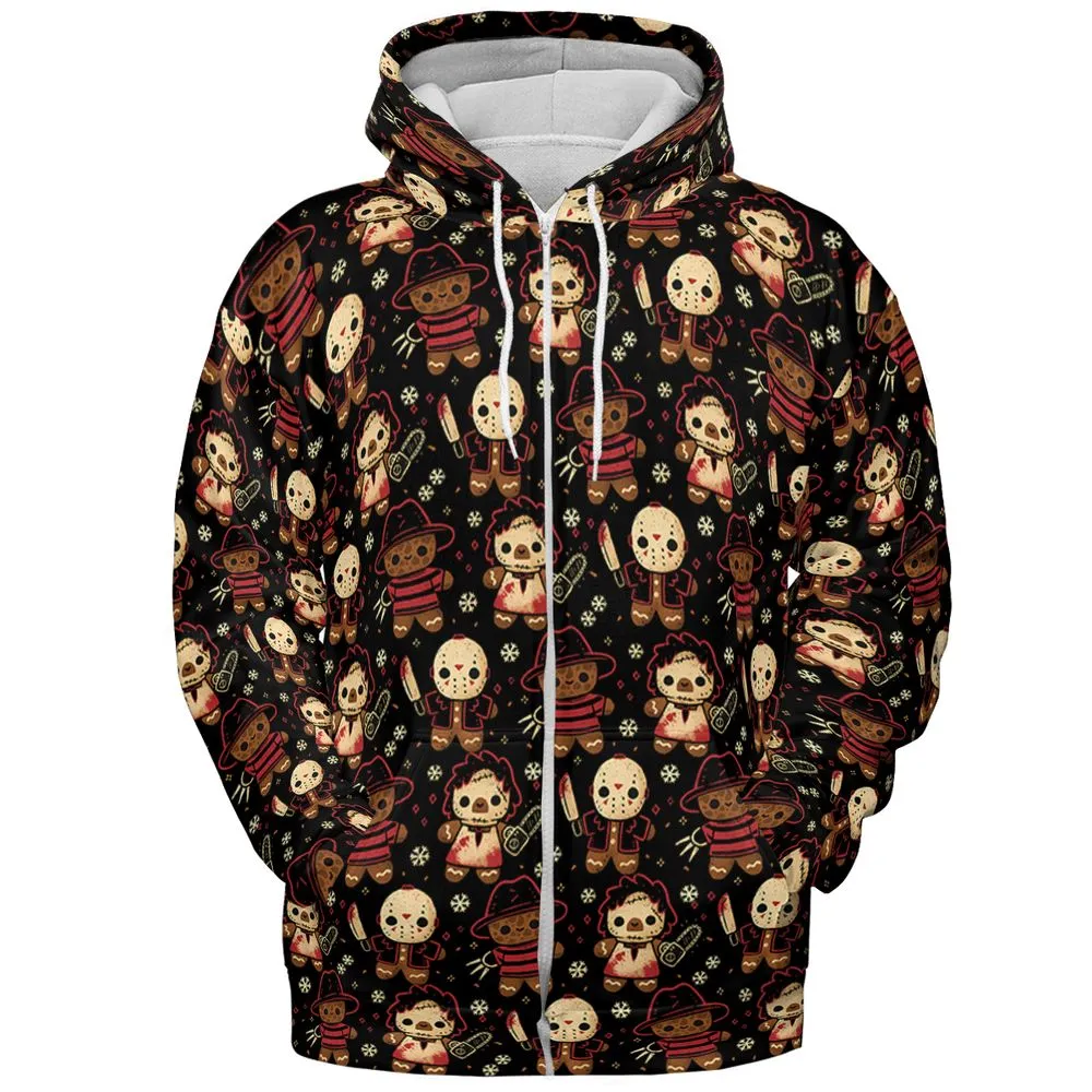 All-over Print Hoodie - HXEDW8T7 - Zip Hoodie - 3