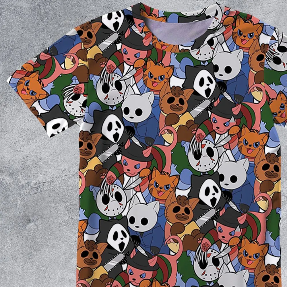 All-Over Print Unisex T-Shirt - U9B43TAF -  - 2