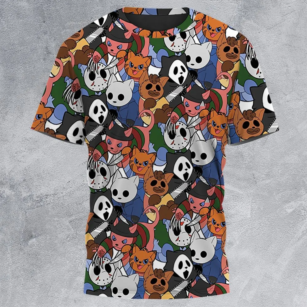 All-Over Print Unisex T-Shirt - U9B43TAF -  - 3