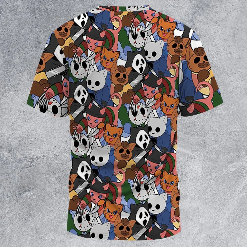 All-Over Print Unisex T-Shirt - U9B43TAF -  - 4