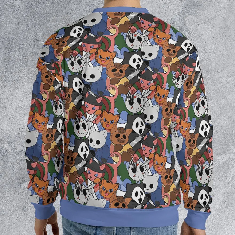 All-over Print Sweatshirt - FU48D8NR -  - 2