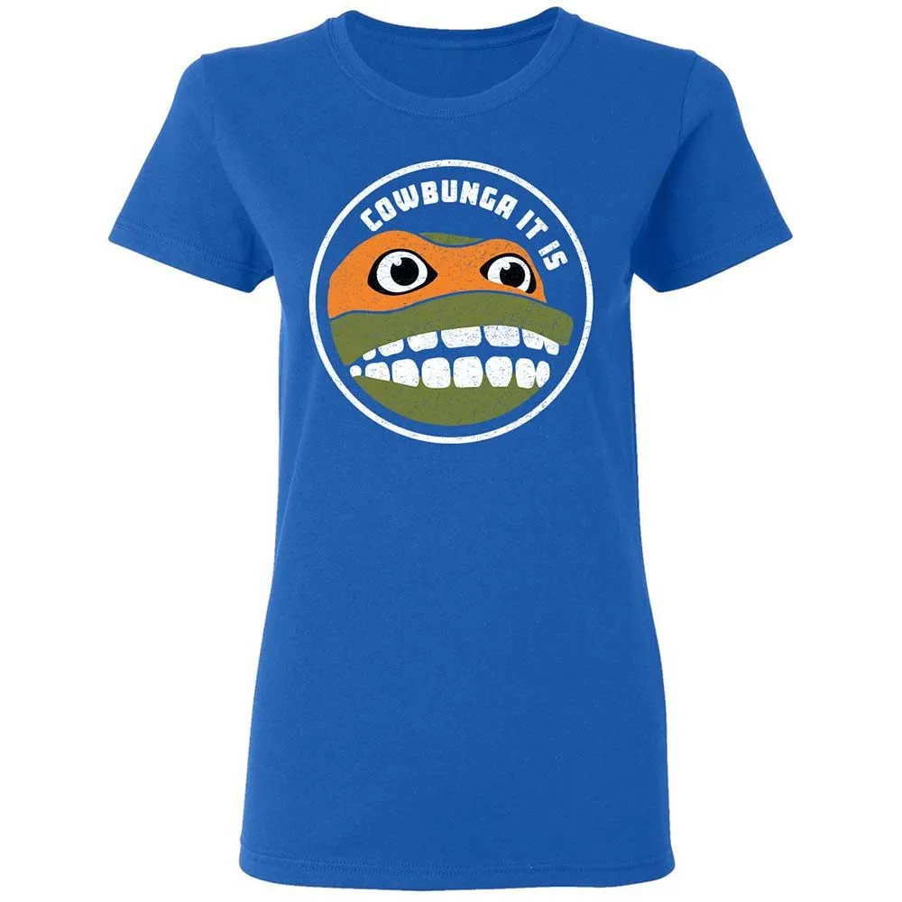 Women's T-Shirt - P1ZZEAFT - Royal - 3