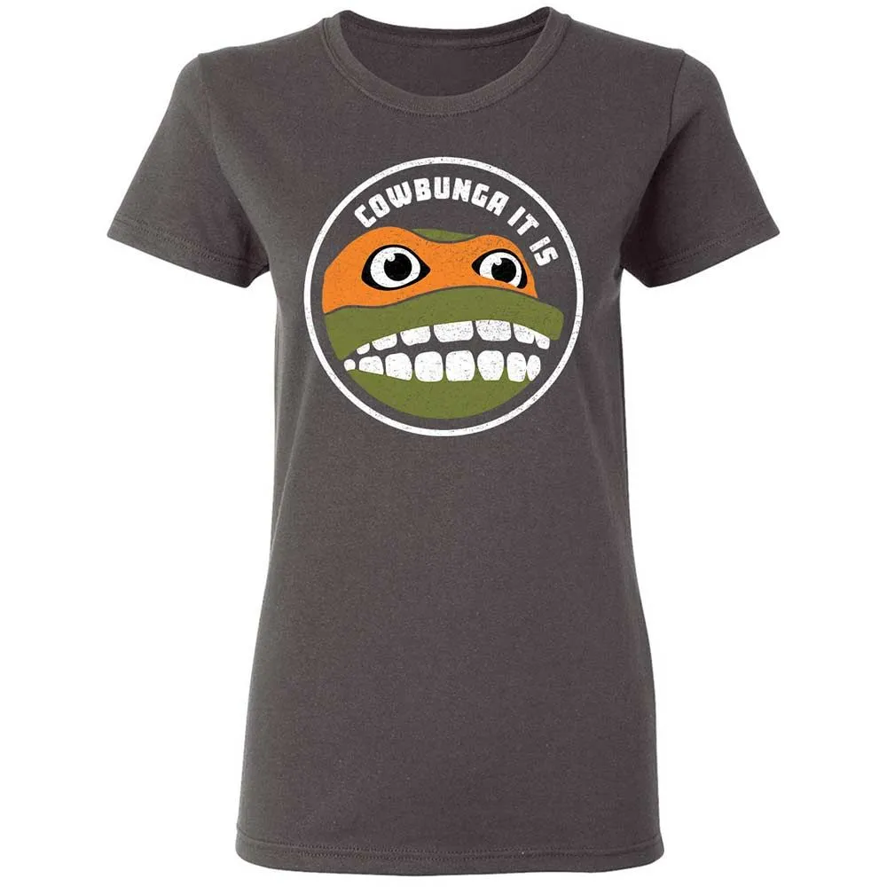 Women's T-Shirt - P1ZZEAFT - Charcoal - 4
