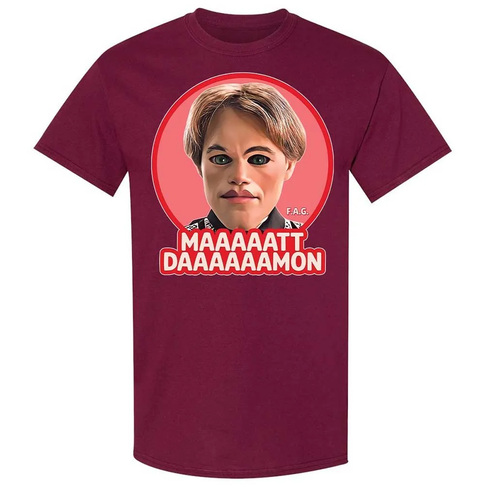 Maaaaatt Daaaaamon - Maroon - 8