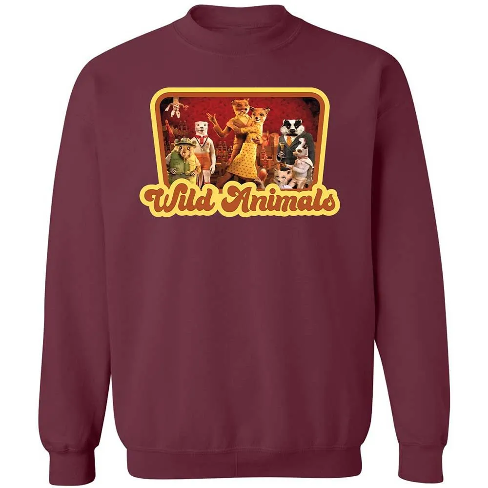 Wild Animals - Maroon - 8
