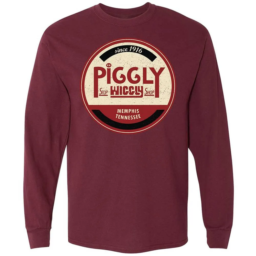 Long Sleeve T-Shirt - 7AB5RR2A - Maroon - 6