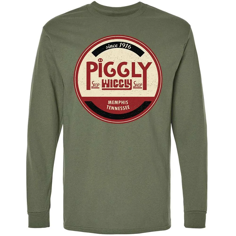 Long Sleeve T-Shirt - 7AB5RR2A - Military Green - 9