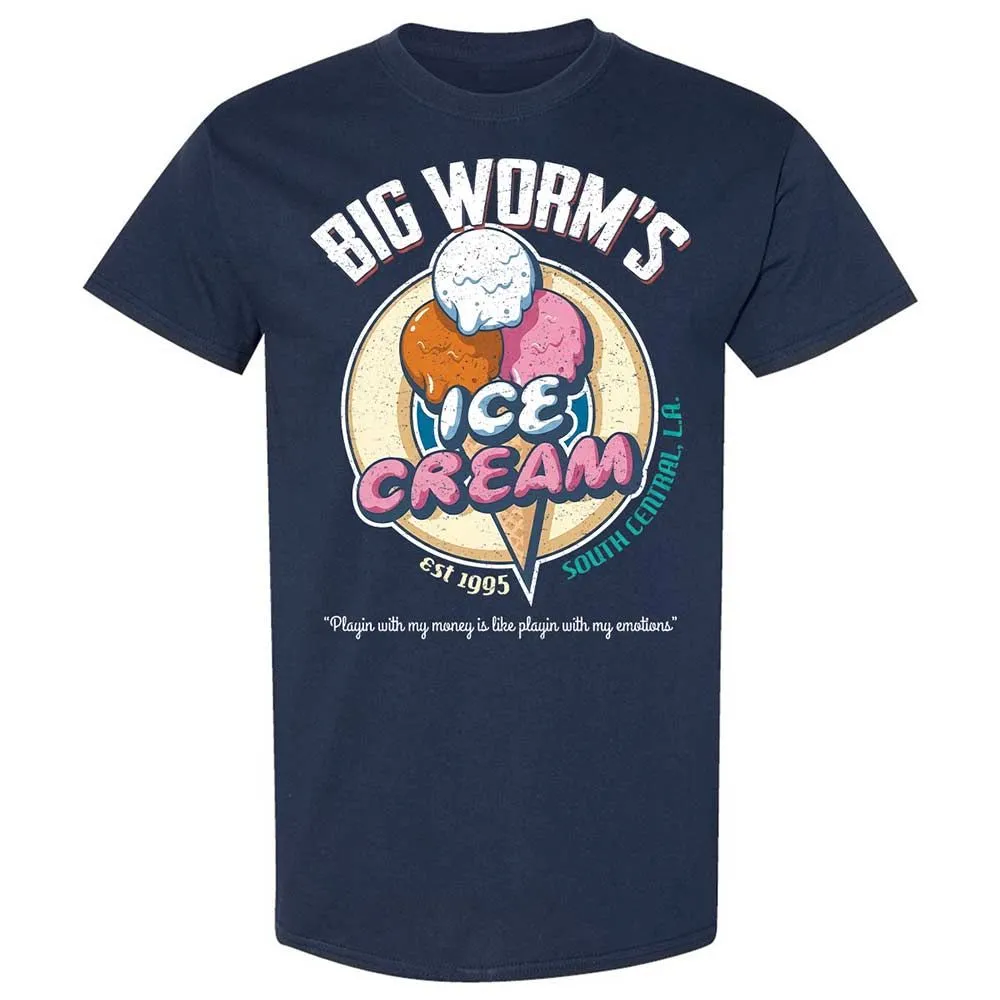 Big Worm's Ice Cream - Navy - 2