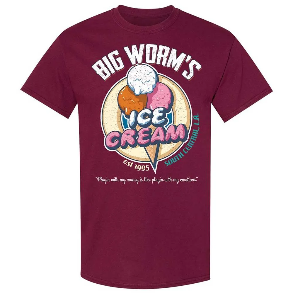Big Worm's Ice Cream - Maroon - 8