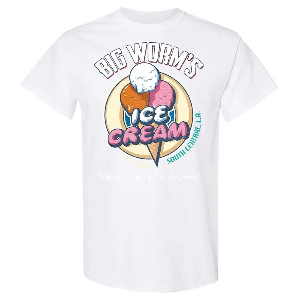 Big Worm's Ice Cream - White - 16