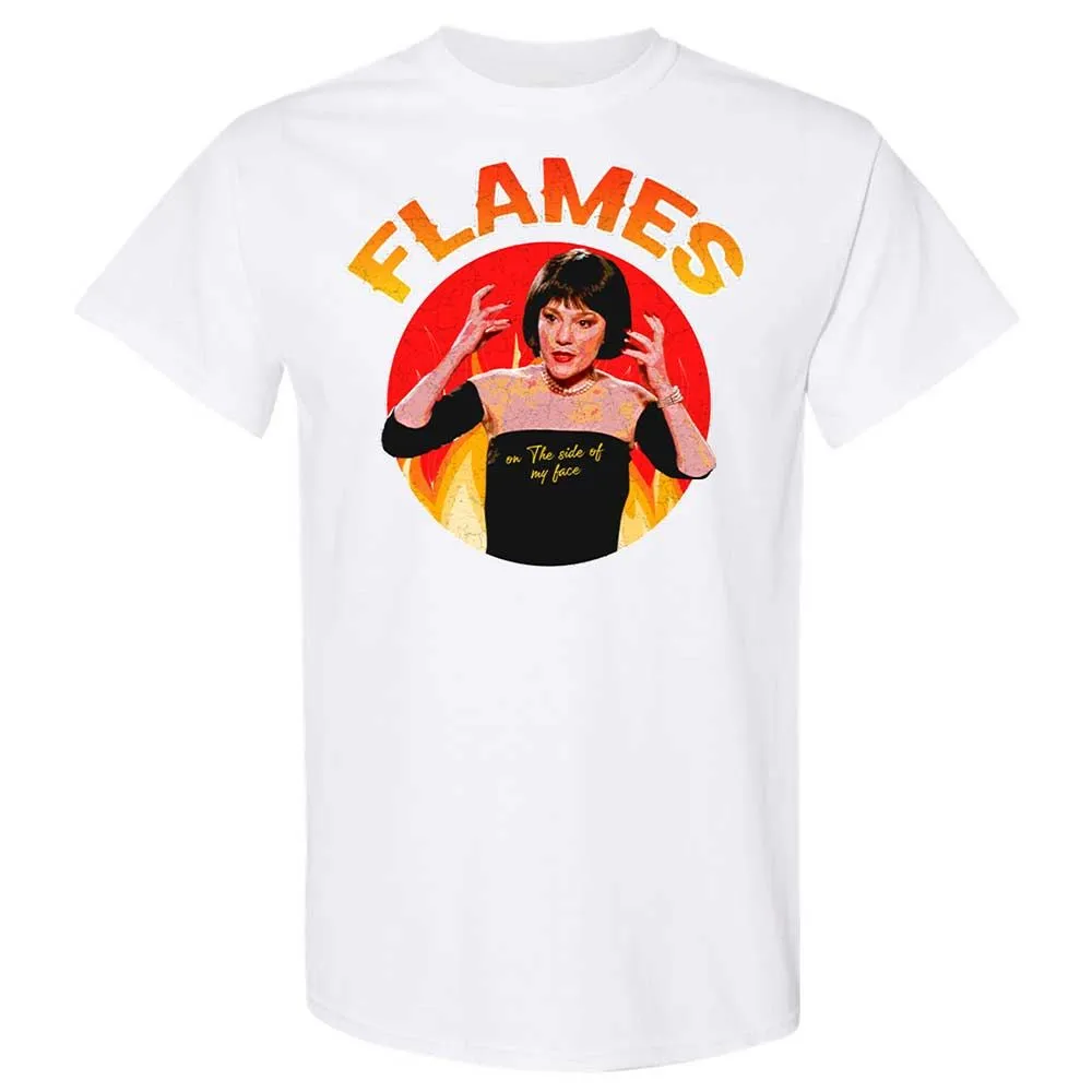 Flames On The Side Of My Face - White - 16