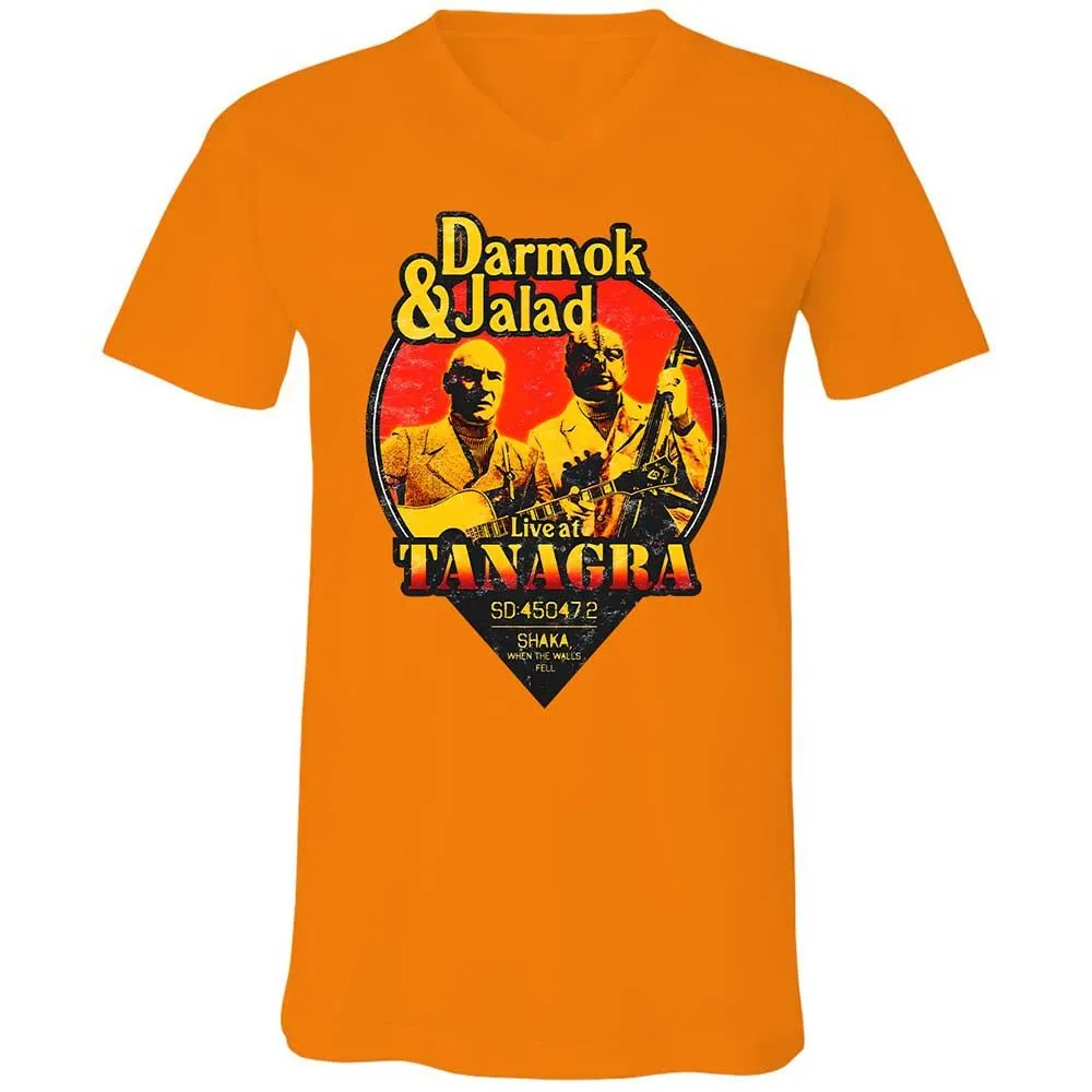 Unisex V-Neck T-Shirt - 3NRGSVWD - Orange - 12