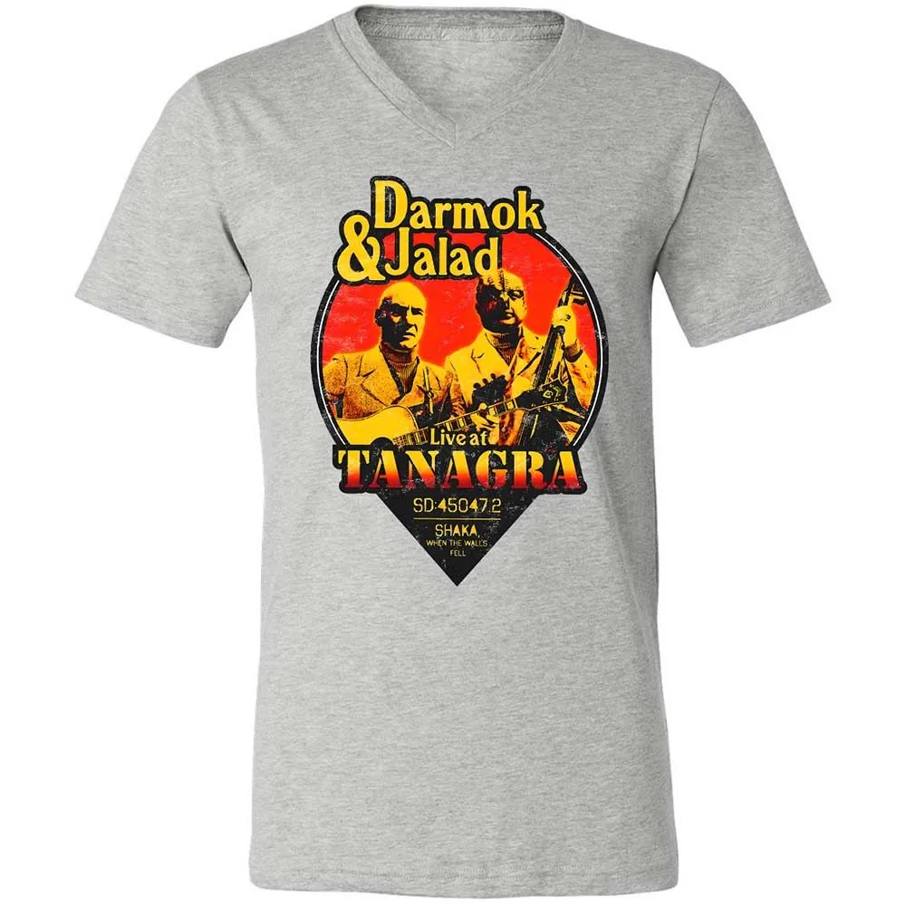 Unisex V-Neck T-Shirt - 3NRGSVWD - Athletic Heather - 15
