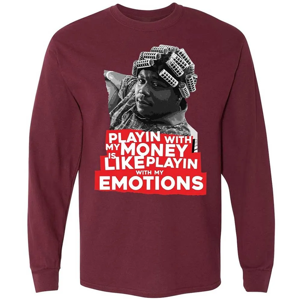 Long Sleeve T-Shirt - KHZG4EAD - Maroon - 6