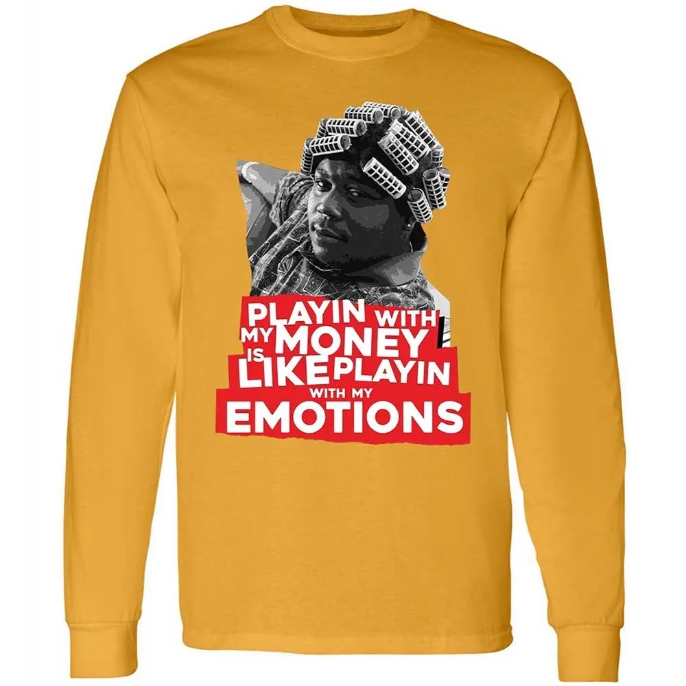 Long Sleeve T-Shirt - KHZG4EAD - Gold - 13
