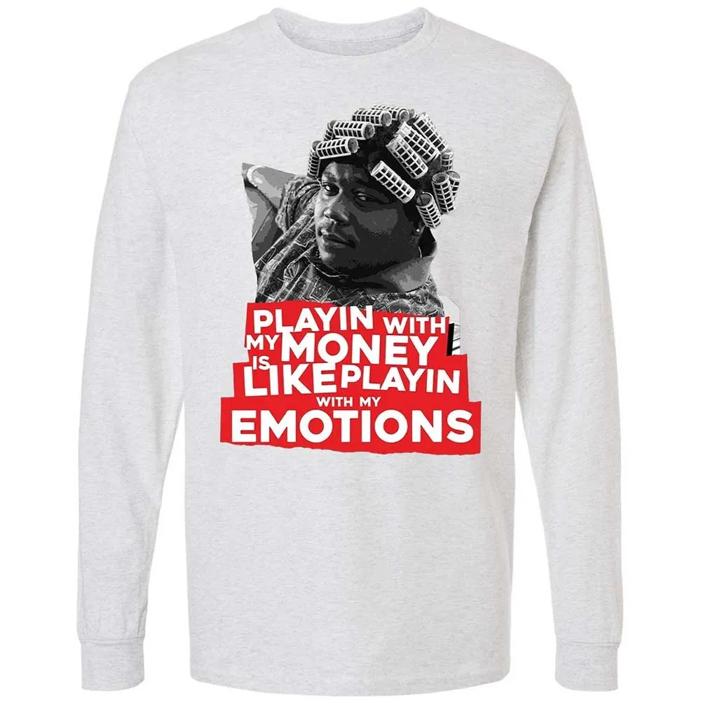 Long Sleeve T-Shirt - KHZG4EAD - Ash - 14