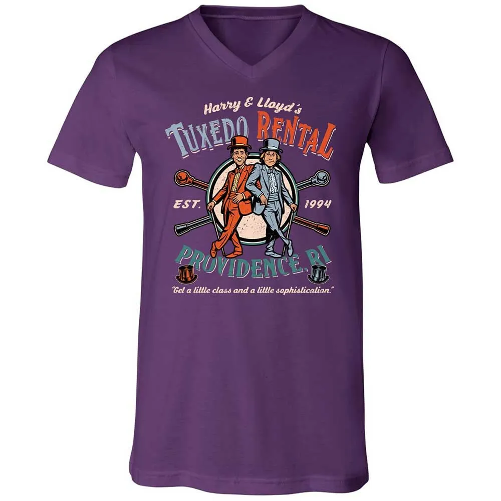 Unisex V-Neck T-Shirt - HCE5DEN9 - Team Purple - 10
