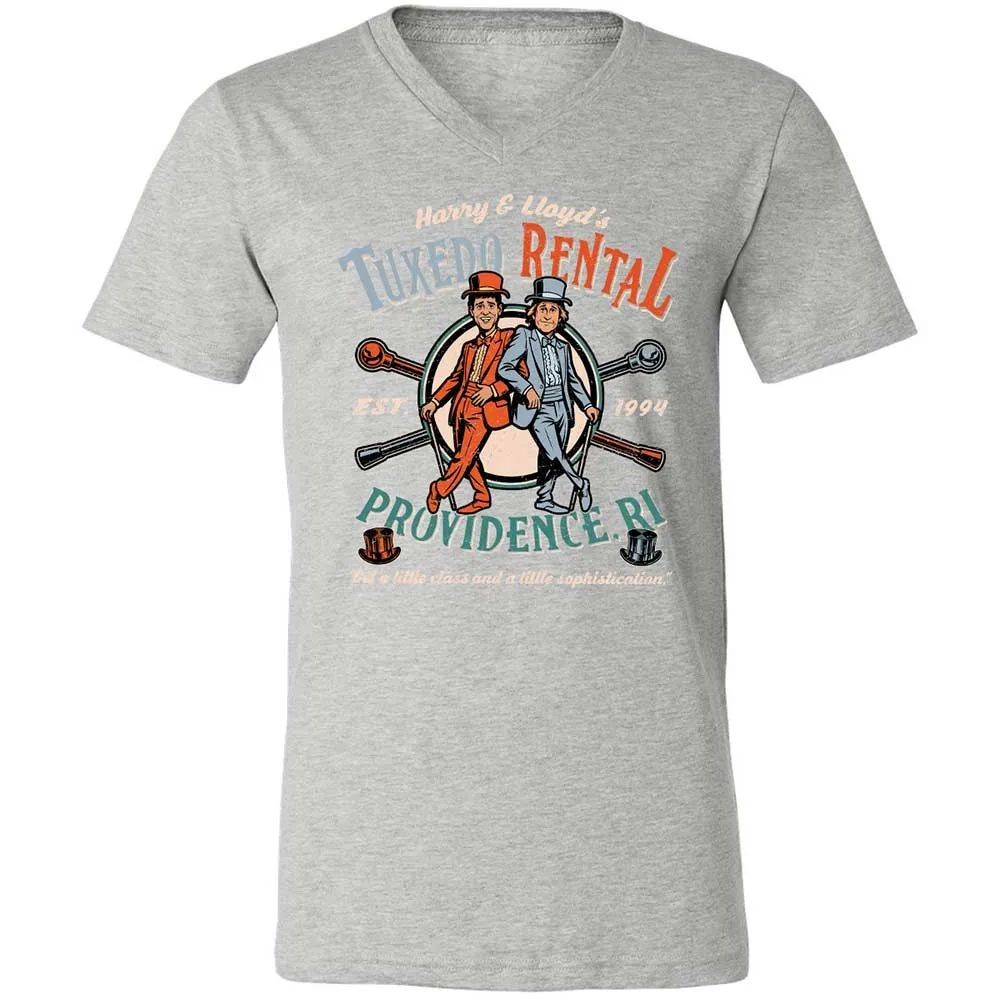Unisex V-Neck T-Shirt - HCE5DEN9 - Athletic Heather - 15