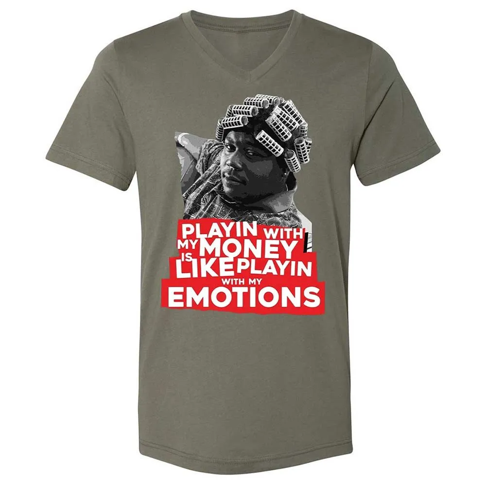 Unisex V-Neck T-Shirt - 9RXRXCWZ - Military Green - 11