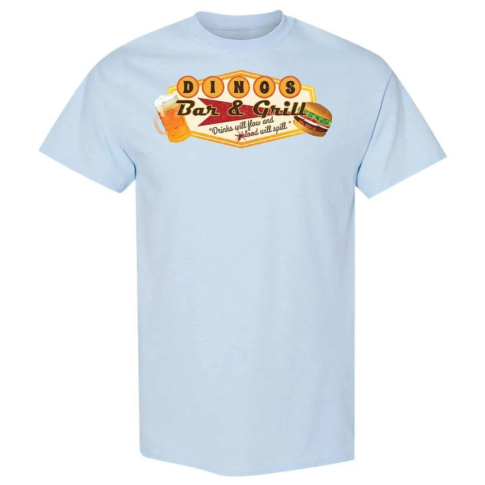Dino's Bar and Grill - Light Blue - 6