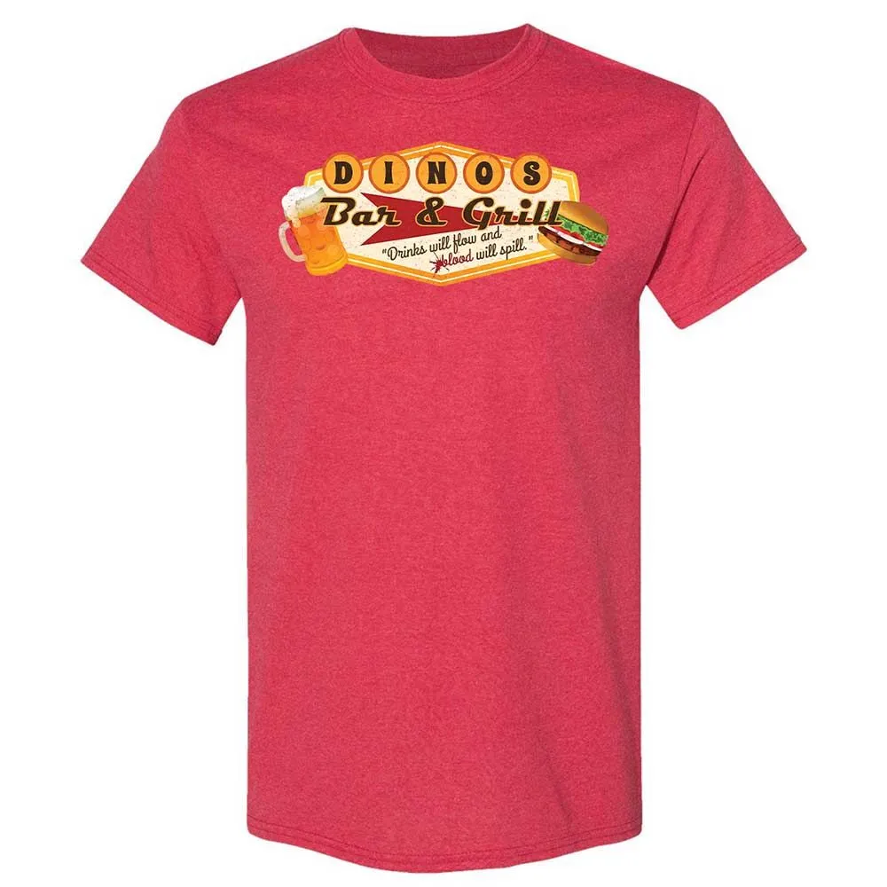 Dino's Bar and Grill - Heather Red - 9