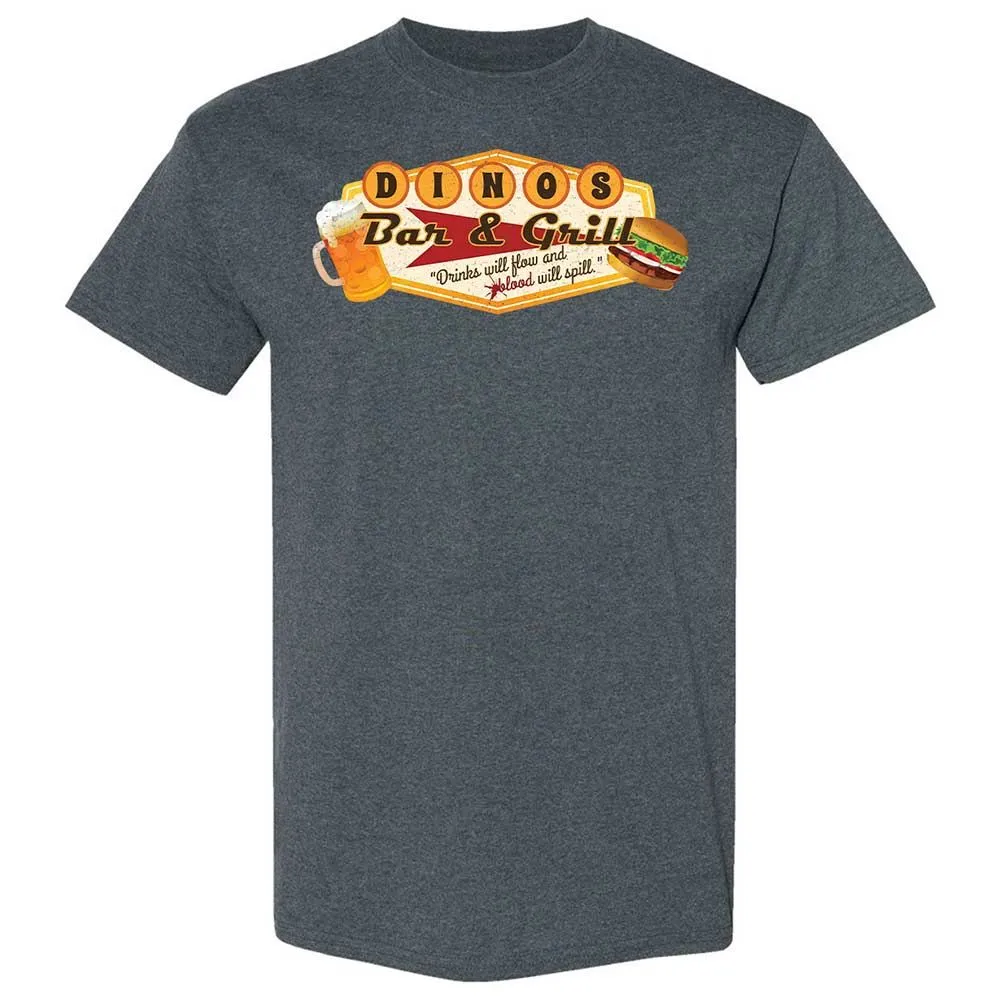 Dino's Bar and Grill - Dark Heather - 19