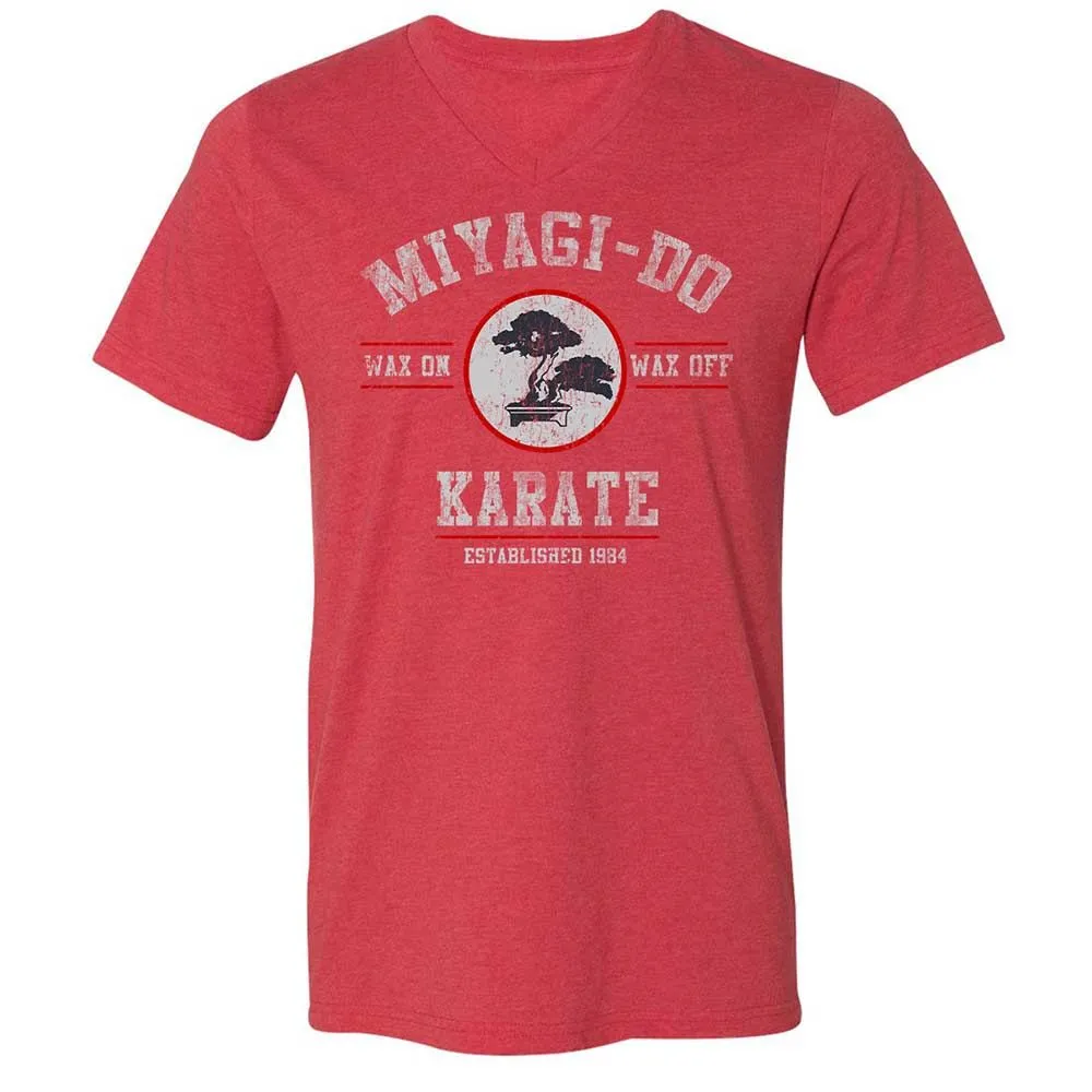 Unisex V-Neck T-Shirt - YSD1PHR9 - Heather Red - 7