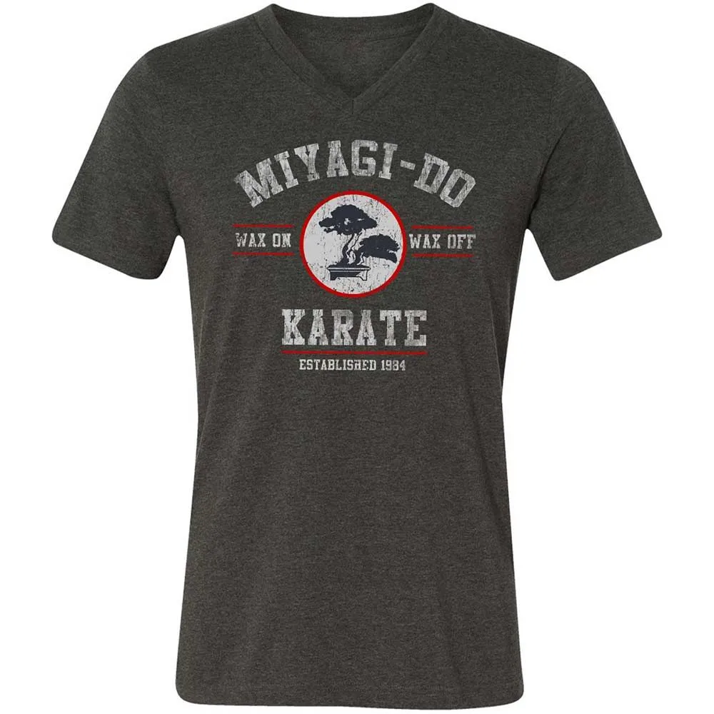 Unisex V-Neck T-Shirt - YSD1PHR9 - Dark Grey Heather - 9