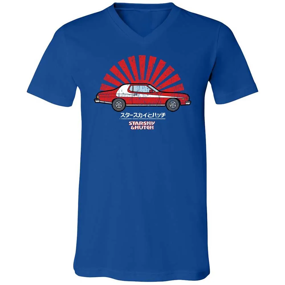 Unisex V-Neck T-Shirt - FJJEH39A - True Royal - 4